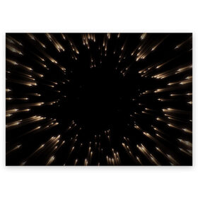 Поздравительная открытка с принтом Частицы в Ухте, 100% бумага | плотность бумаги 280 г/м2, матовая, на обратной стороне линовка и место для марки
 | Тематика изображения на принте: particles | sparks | искры | лучи | частицы