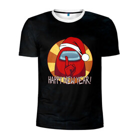Мужская футболка 3D спортивная с принтом Among Us - Новый год в Ухте, 100% полиэстер с улучшенными характеристиками | приталенный силуэт, круглая горловина, широкие плечи, сужается к линии бедра | Тематика изображения на принте: 2021 | among us | among us game | among us mem | among us игра | amongus | game | imposter | impostors | new year | report | игра | мем | новый год | одни из нас | праздник | с новым годом | среди нас | эмонг ас | эмонг ас мем