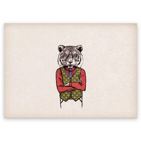 Поздравительная открытка ХИПСТЕР ТИГР: в Ухте, 100% бумага | плотность бумаги 280 г/м2, матовая, на обратной стороне линовка и место для марки
 |