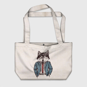 Пляжная сумка 3D ХИПСТЕР ВОЛК: в Ухте, 100% полиэстер | застегивается на металлическую кнопку; внутренний карман застегивается на молнию. Стенки укреплены специальным мягким материалом, чтобы защитить содержимое от несильных ударов
 | alter ego | always be yourself | be positive | big | fashion | fashion man | hipster | wolf | wolfs | волк | галстук | животные | пиджак | собака | хипстер | я есть стиль