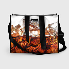 Сумка-шоппер 3D Кола со льдом: в Ухте, 100% полиэстер | застегивается на металлическую кнопку; внутренний карман застегивается на молнию. Стенки укреплены специальным мягким материалом, чтобы защитить содержимое от несильных ударов
 | cola | colla | кола | колла | напитки | пузыри