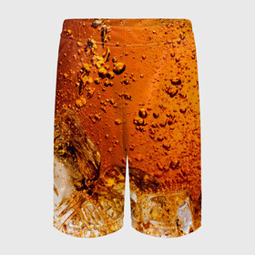 Детские спортивные шорты 3D с принтом КОЛА В СТАКАНЕ в Ухте,  100% полиэстер
 | пояс оформлен широкой мягкой резинкой, ткань тянется
 | Тематика изображения на принте: cola | colla | кола | колла | напитки | пузыри