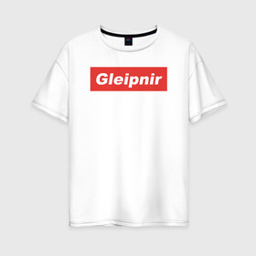 Женская футболка хлопок Oversize Глейпнир: в Ухте, 100% хлопок | свободный крой, круглый ворот, спущенный рукав, длина до линии бедер
 |