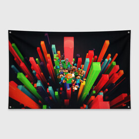 Флаг-баннер MINECRAFT GAME (S): в Ухте, 100% полиэстер | размер 67 х 109 см, плотность ткани — 95 г/м2; по краям флага есть четыре люверса для крепления | craft | creeper | dungeon | dungeons | earth | game | logo | mine | minecraft | minecraft dungeons | mobile | online | дунгеонс | земля | зомби | игра | крипер | лого | майкрафт | майнкрафт | онлайн | подземелье