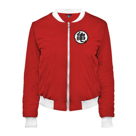 Женский бомбер 3D Иероглиф Японский (Спина): в Ухте, 100% полиэстер | застегивается на молнию, по бокам два кармана без застежек, мягкие манжеты, по низу бомбера и на воротнике — эластичная резинка |