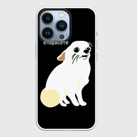 Чехол для iPhone 13 Pro с принтом ёпарасете в Ухте,  |  | baby | dog | emoji | lol | what | белая собака | в смысле | взгляд | глаза | домашние животные | животные | малыш | мем | мордочка | мультяшный | пёсик | прикол | проблемы | собака | собака мем | собачка | чихуахуа