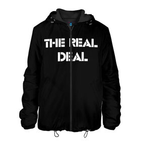 Мужская куртка 3D с принтом Реально крутой в Ухте, ткань верха — 100% полиэстер, подклад — флис | прямой крой, подол и капюшон оформлены резинкой с фиксаторами, два кармана без застежек по бокам, один большой потайной карман на груди. Карман на груди застегивается на липучку | Тематика изображения на принте: 