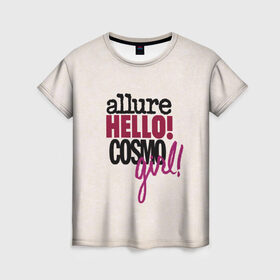 Женская футболка 3D Cosmopolitan: в Ухте, 100% полиэфир ( синтетическое хлопкоподобное полотно) | прямой крой, круглый вырез горловины, длина до линии бедер | allure | cosmopolitan | hello | magazine | аллюр | американский журнал | британский журнал | девушки | журнал | звезды | здоровье | знаменитости | космополитен | красота | мода | модницы | новости