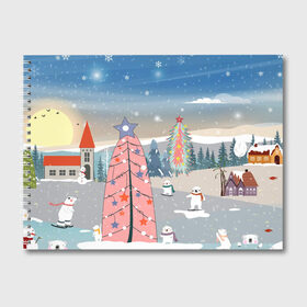Альбом для рисования Новогоднее настроение: в Ухте, 100% бумага
 | матовая бумага, плотность 200 мг. |