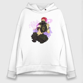 Женское худи Oversize хлопок с принтом Zora Ideale в Ухте, френч-терри — 70% хлопок, 30% полиэстер. Мягкий теплый начес внутри —100% хлопок | боковые карманы, эластичные манжеты и нижняя кромка, капюшон на магнитной кнопке | 