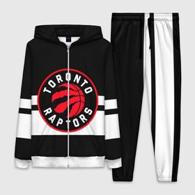 Женский костюм 3D с принтом TORONTO RAPTORS в Ухте,  |  | Тематика изображения на принте: basketball | canada | logo | nba | raptors | sport | team | toronto | usa | баскетбол | канада | логотип | мяч | нба | полосы | рэпторс | спорт | сша | торонто | черный