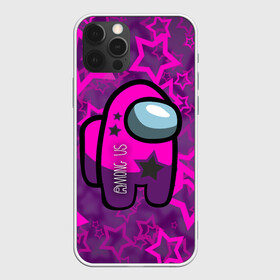 Чехол для iPhone 12 Pro с принтом Among Us в Ухте, силикон | область печати: задняя сторона чехла, без боковых панелей | among us | видеоигры | звезды | злобный космический человечек | эмонг ас