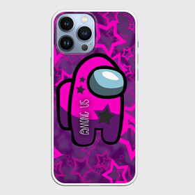Чехол для iPhone 13 Pro Max с принтом Among Us в Ухте,  |  | Тематика изображения на принте: among us | видеоигры | звезды | злобный космический человечек | эмонг ас