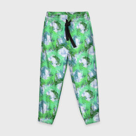 Детские брюки 3D с принтом Новый Год в Ухте, 100% полиэстер | манжеты по низу, эластичный пояс регулируется шнурком, по бокам два кармана без застежек, внутренняя часть кармана из мелкой сетки | 