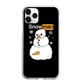Чехол для iPhone 11 Pro Max матовый с принтом Снеговик в Ухте, Силикон |  | 2021 | brazzers | christmas | happy new year | marry christmas | marry x mas | new year | snow | snowman | winter | бразерс | браззерс | новогодний | новогодний свитер | новый год | пошлый | праздничный | снег | сне