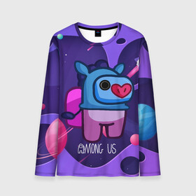 Мужской лонгслив 3D с принтом Among Us x Fortnite в Ухте, 100% полиэстер | длинные рукава, круглый вырез горловины, полуприлегающий силуэт | among | among us | game | steam | амонг | амонг юс | амонк | в космосе | игра | космонавт | космонафт | космос | мафия | пират | предатель | предатель среди нас | среди нас | человечки | эймонг | эмонг