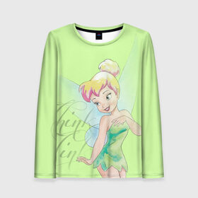 Женский лонгслив 3D с принтом Think Tink в Ухте, 100% полиэстер | длинные рукава, круглый вырез горловины, полуприлегающий силуэт | Тематика изображения на принте: 