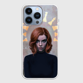 Чехол для iPhone 13 Pro с принтом Ход Королевы в Ухте,  |  | Тематика изображения на принте: beth harmon | chess | queens gambit | the queens gambit | аня тейлор джой | бет хармон | нетфликс | ход королевы | шахматы
