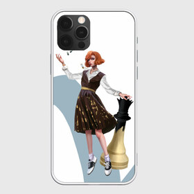 Чехол для iPhone 12 Pro Max с принтом Ход Королевы в Ухте, Силикон |  | beth harmon | chess | queens gambit | the queens gambit | аня тейлор джой | бет хармон | нетфликс | ход королевы | шахматы