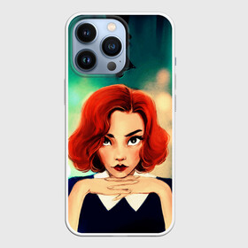 Чехол для iPhone 13 Pro с принтом Ход Королевы в Ухте,  |  | Тематика изображения на принте: beth harmon | chess | queens gambit | the queens gambit | аня тейлор джой | бет хармон | нетфликс | ход королевы | шахматы