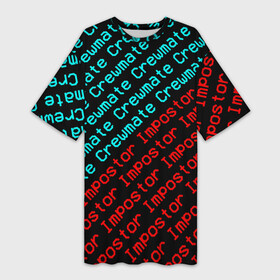 Платье-футболка 3D AMONG US   Crewmate Impostor: в Ухте,  |  | among | among us | amongus | crewmate | game | games | imposter | impostor | logo | monster | sabotage | shhh | амонг | амонг ас | амонгас | игра | игры | импостер | космос | крюмейт | лого | логотип | логотипы | монстр | саботаж | символ | сим