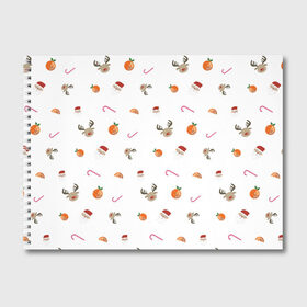 Альбом для рисования с принтом рождество | новый год в Ухте, 100% бумага
 | матовая бумага, плотность 200 мг. | 