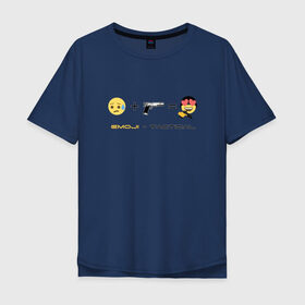 Мужская футболка хлопок Oversize emoji-tactical: в Ухте, 100% хлопок | свободный крой, круглый ворот, “спинка” длиннее передней части | airsoft | emoji | gun | hardball | shooter | smile | tactic | tactical | оружие | смайлы | страйкбол | стрелок | тактика | хардбол | эмоджи