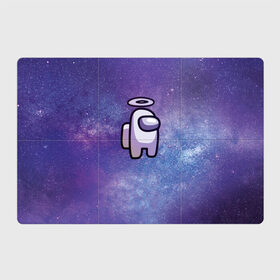 Магнитный плакат 3Х2 с принтом Among Us в Ухте, Полимерный материал с магнитным слоем | 6 деталей размером 9*9 см | among us | cosmos | game | space | амогас | игра | космос | среди нас