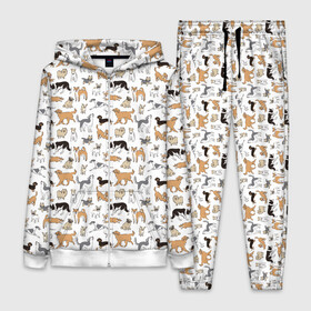 Женский костюм 3D Узор собаки много: в Ухте,  |  | гав | детский | домашнее животное | животный | звери | команды | лапы | любителю животных | морды | песель | песик | псы | собаки | собачка | узор | хвост | шаблон | щенки