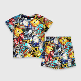 Детский костюм с шортами 3D CS GO STICKERBOMBING: в Ухте,  |  | cs go | cs going | кс го | кс го кейс | кс го скин | скачивать кс. | скины cs go