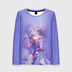 Женский лонгслив 3D Сон в замке демона: в Ухте, 100% полиэстер | длинные рукава, круглый вырез горловины, полуприлегающий силуэт | sleepy princess in the demon castle | аниме | манго | сон в замке демона