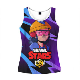 Женская майка 3D с принтом Джеки Brawl Stars Jacky в Ухте, 100% полиэстер | круглая горловина, прямой силуэт, длина до линии бедра | anime | brawl | brawl stars | brawlstars | brawl_stars | jacky | panny | аниме | бравл | бравлстарс | девочка | девушка | джеки | джэки | манга