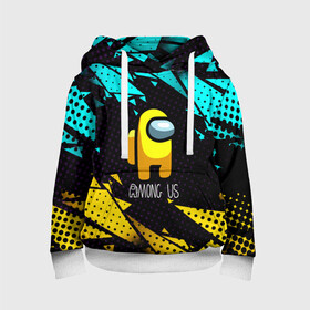 Детская толстовка 3D с принтом AMONG US / АМОНГ АС в Ухте, 100% полиэстер | двухслойный капюшон со шнурком для регулировки, мягкие манжеты на рукавах и по низу толстовки, спереди карман-кенгуру с мягким внутренним слоем | Тематика изображения на принте: among us | game | impostor | амонг ас | амунг ас | герой | игра | импостер | космонавт | персонаж