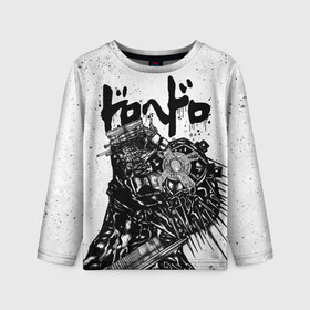 Детский лонгслив 3D с принтом DOROHEDORO в Ухте, 100% полиэстер | длинные рукава, круглый вырез горловины, полуприлегающий силуэт
 | Тематика изображения на принте: anime | caiman | dorohedoro | manga | аниме | дорохедоро | кайман | манга