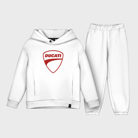 Детский костюм хлопок Oversize с принтом Ducati Logo | Дукати Лого (Z) в Ухте,  |  | audi | audi ag | corse | ducati | ducati corse | ducati motor holding | hypermotard | multistrada | panigale | scrambler | streetfighter | supersport | дукати | массимо борди | мото | фабио тальони