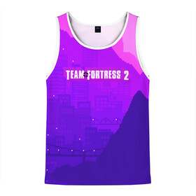 Мужская майка 3D с принтом Team Fortress 2 (S) в Ухте, 100% полиэстер | круглая горловина, приталенный силуэт, длина до линии бедра. Пройма и горловина окантованы тонкой бейкой | characters | medic | sniper | soldier | team fortress 2 | персонажи | разведчик | снайпер | солдат