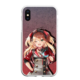 Чехол для iPhone XS Max матовый с принтом Azur Lane Аниме в Ухте, Силикон | Область печати: задняя сторона чехла, без боковых панелей | admiral hipper anime | azur lane | адмирал хиппер | азур лейн | женская манга | сэйю