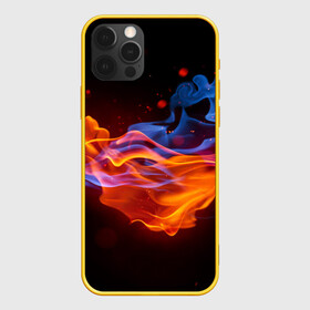 Чехол для iPhone 12 Pro с принтом Огонь в Ухте, силикон | область печати: задняя сторона чехла, без боковых панелей | это принт показывает теплоту вашей души