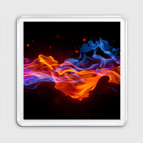 Магнит 55*55 с принтом Огонь в Ухте, Пластик | Размер: 65*65 мм; Размер печати: 55*55 мм | это принт показывает теплоту вашей души