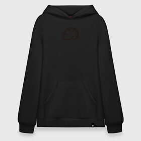 Худи SuperOversize хлопок с принтом Ракушка в Ухте, 70% хлопок, 30% полиэстер, мягкий начес внутри | карман-кенгуру, эластичная резинка на манжетах и по нижней кромке, двухслойный капюшон
 | 