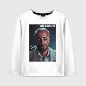 Детский лонгслив хлопок Голяк. Brassic. Винни: в Ухте, 100% хлопок | круглый вырез горловины, полуприлегающий силуэт, длина до линии бедер | joseph gilgun | vinnie | vinnie oniel | без гроша | без денег | винни | винни онил | голяк | джозеф гилган | нищеброды | сериал