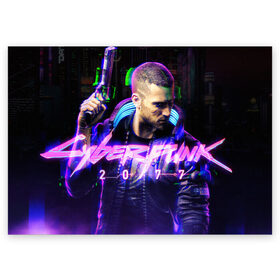 Поздравительная открытка с принтом CYBERPUNK 2077 (S) в Ухте, 100% бумага | плотность бумаги 280 г/м2, матовая, на обратной стороне линовка и место для марки
 | Тематика изображения на принте: 2077 | cd projekt red | cyberpunk | cyberpunk 2077 | samurai | арт | видеоигра | игра | киберпанк | киборги