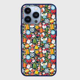 Чехол для iPhone 13 Pro с принтом Новый Год в Ухте,  |  | Тематика изображения на принте: 2020 | 2021 | christmas | happy | merry | new year | зима | новогодний | новогодняя | новогодняя маска | новый год | рождественский | рождество | снег