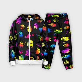 Детский костюм 3D с принтом AMONG US в Ухте,  |  | among us игра | among us на пк | there is 1 impostor | there is impostor among us | предатель среди нас | разноцветные космонавты.