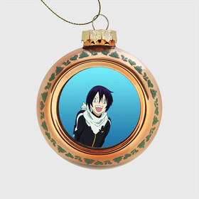 Стеклянный ёлочный шар с принтом ЯТОЧКА в Ухте, Стекло | Диаметр: 80 мм | anime | noragami | yato | аниме | бездомный бог | бог | йато | норагами | секи | сэки | хиёри | ябоку | ято | яточка