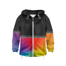 Детская ветровка 3D Fumrre NEW: в Ухте, 100% полиэстер | подол и капюшон оформлены резинкой с фиксаторами, по бокам два кармана без застежек, один потайной карман на груди | fashion | fire | logo. text. street | style | top | мода | стиль | топ