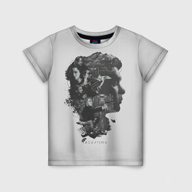 Детская футболка 3D с принтом Inception в Ухте, 100% гипоаллергенный полиэфир | прямой крой, круглый вырез горловины, длина до линии бедер, чуть спущенное плечо, ткань немного тянется | film | inception | nolan | гордон левитт | дикаприо | начало | нолан | пейдж | фильм | фильмы | харди