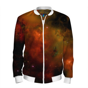Мужской бомбер 3D с принтом Пространство Научная Фантасти в Ухте, 100% полиэстер | застегивается на молнию, по бокам два кармана без застежек, по низу бомбера и на воротнике - эластичная резинка | космос | фантазия