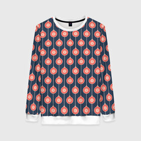 Женский свитшот 3D с принтом covid свитер в Ухте, 100% полиэстер с мягким внутренним слоем | круглый вырез горловины, мягкая резинка на манжетах и поясе, свободная посадка по фигуре | 2021 | covid | merry christmas | дед мороз  в маске | ковид | новогодний прикол | новый год | рождество | санта