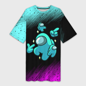 Платье-футболка 3D AMONG US   Crewmate With Mini: в Ухте,  |  | among | among us | amongus | crewmate | game | games | imposter | impostor | logo | monster | sabotage | shhh | амонг | амонг ас | амонгас | игра | игры | импостер | космос | крюмейт | лого | логотип | логотипы | монстр | саботаж | символ | сим